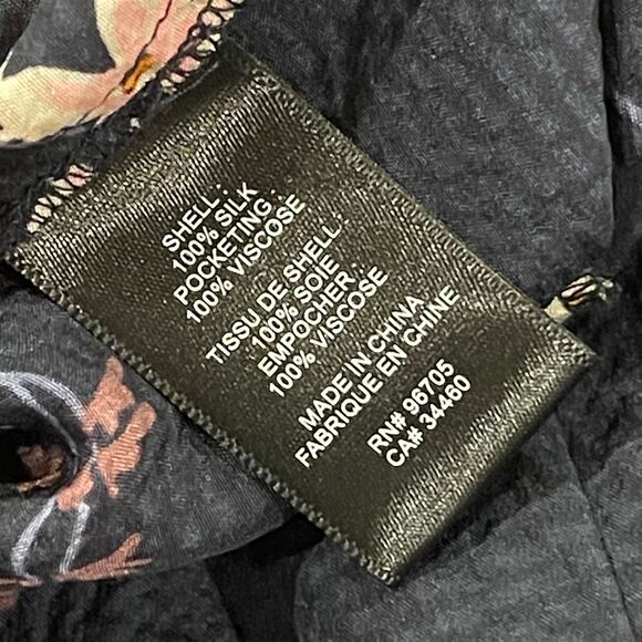 Rebecca Taylor Silk Cherry Blossom Phlox Dress Size 10 - Picture 6 of 10